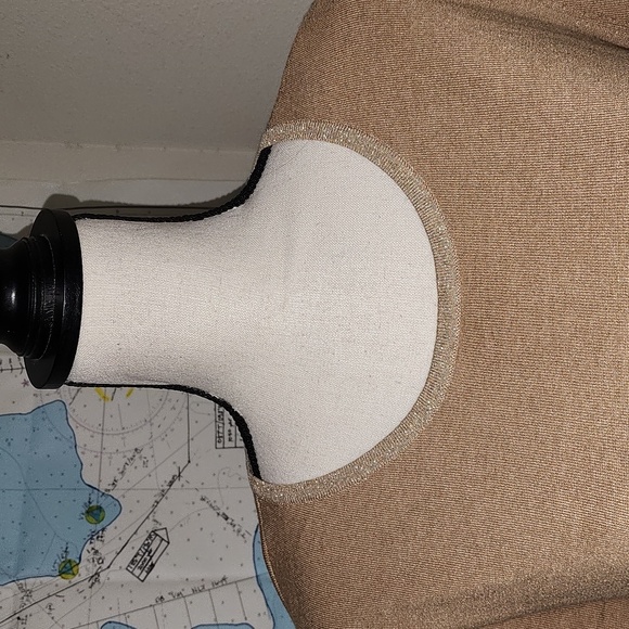 **SOLD** "CHICO'S" TAN/METALLIC SWEATER SZ 3 (16-18) - Picture 2 of 9